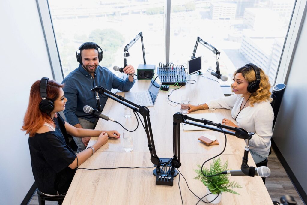 group discussion wellness podcast